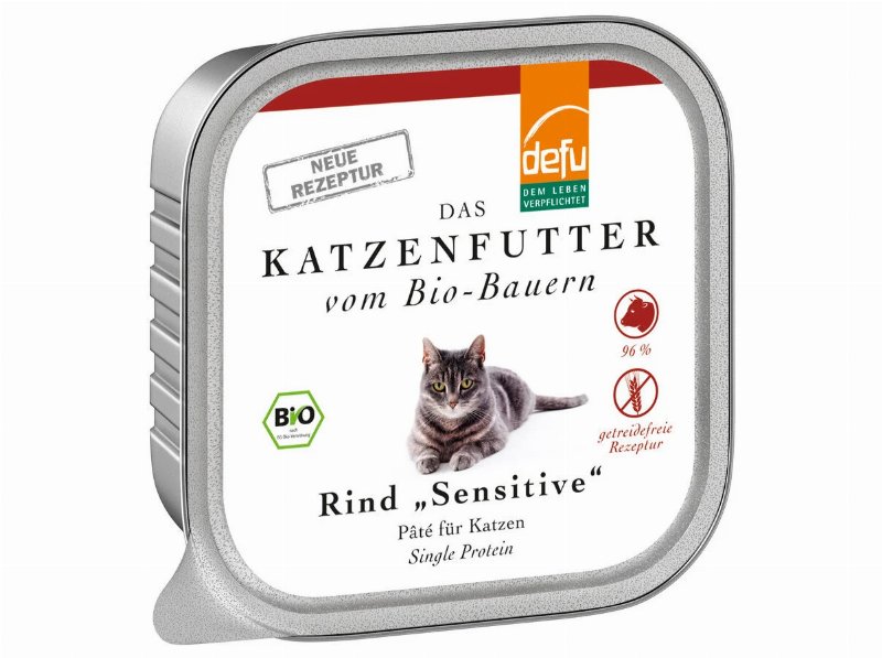 Comida Húmida Bio Gato Defu Vaca Sensitive 100 g
