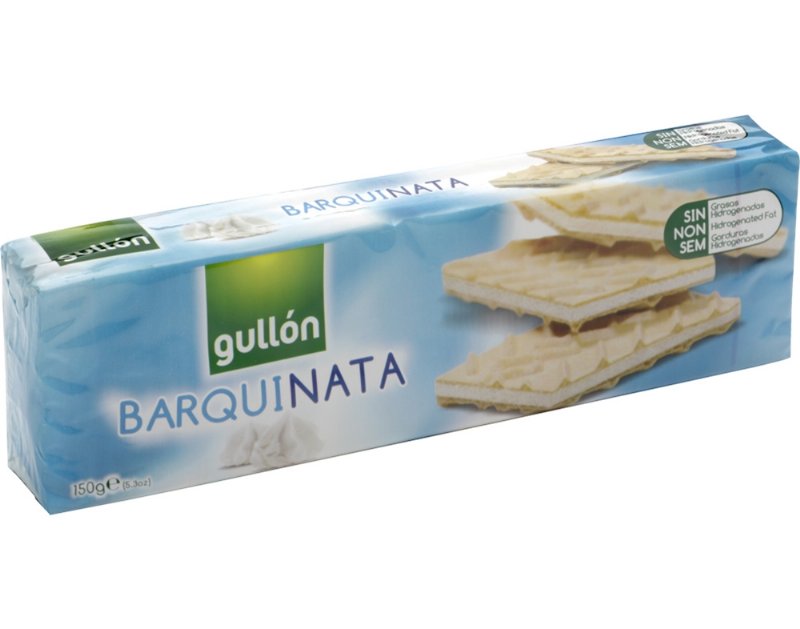Bolacha Gullon Wafer Barquinata 150 g