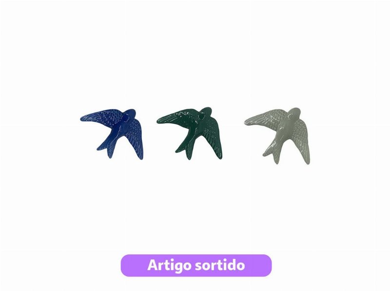Pássaro Em Cerâmica Actuel 18X5X13.5Cm Cores Sortidas