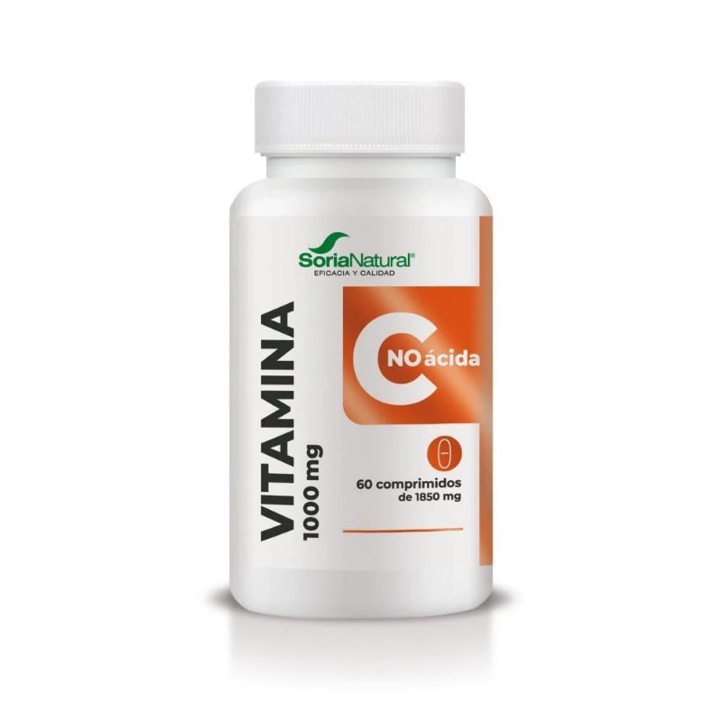 Vitamina C No Ácida Soria Natural 60 Comprimidos