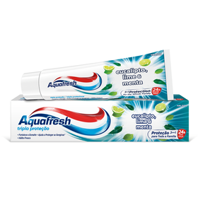 Pasta De Dentes Eucalipto, Lima E Menta Aquafresh 75 ml