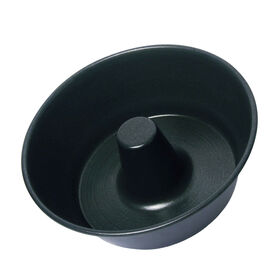 Forma Redonda Furo Metal 28Cm Preta Doce Kasa