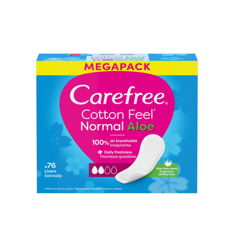 Pensos Diários Normal Aloe Carefree 76Un
