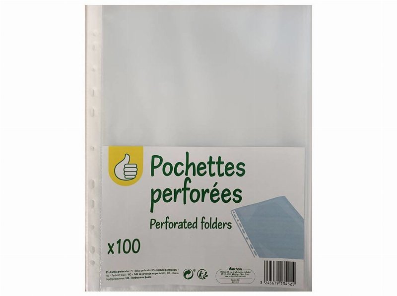 Bolsa Catálogo Polegar 35 Microns A4 100 Unidades