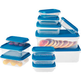 Conjunto 12 Caixas Herméticas Plásticas Basic Kasa