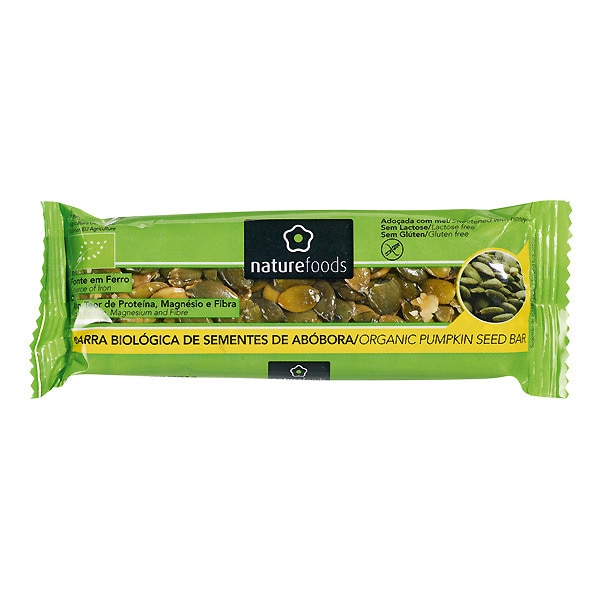 Barra De Sementes De Abóbora Biológica 40 g