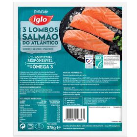 Lombos De Salmão Asc Ultracongelado Iglo