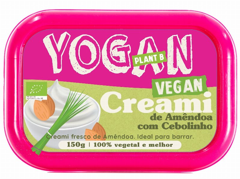 Creme De Amendoa Yogan Com Cebolinho Vegan Bio 150 g