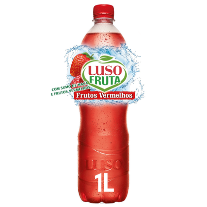 Água Sem Gás Frutos Vermelhos Luso 1L