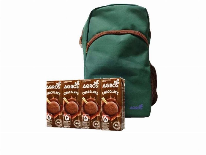 Leite Com Chocolate Agros Oferta Mochila 4X200 ml