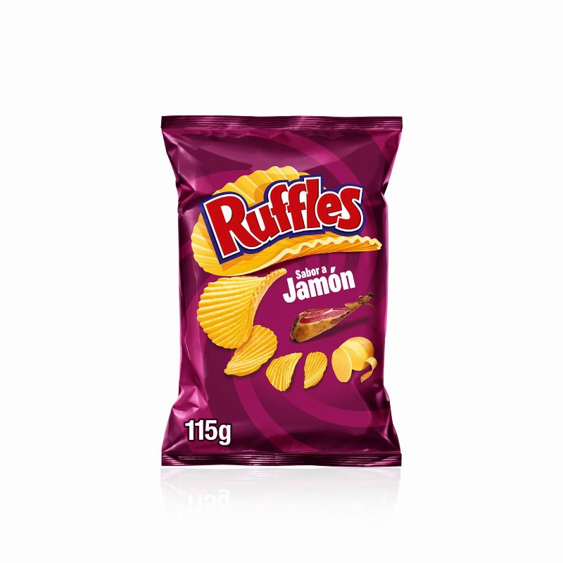 Ruffles Batata Frita Sabor A Presunto 115 gr