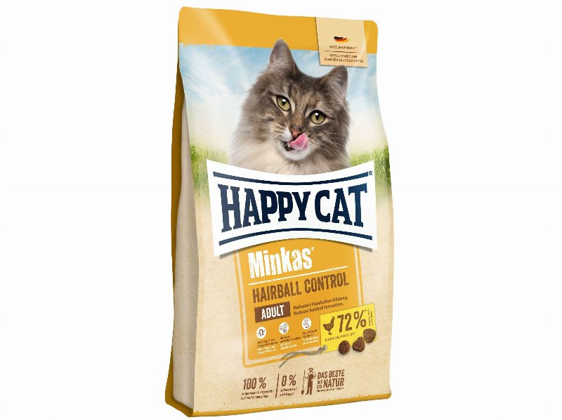 Ração Gato Happy Cat Minkas Bolas Pêlo 4 kg