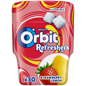 Pastilhas Refresher's Sabor Morango E Limão Orbit 67 gr