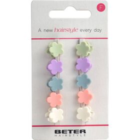 Ganchos Cabelo Flores Coloridas Mini Beter 10 Un