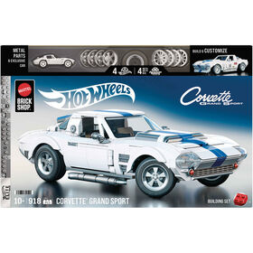 Hot Wheels - Kit De Construção Corvette Grand Sport 918 Peças