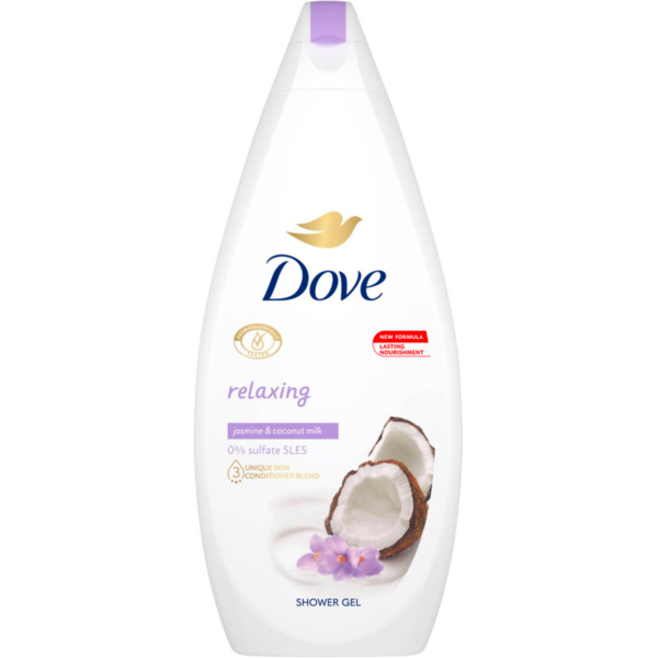Gel De Banho Jasmine &Amp;Amp; Coconut Dove 750 ml