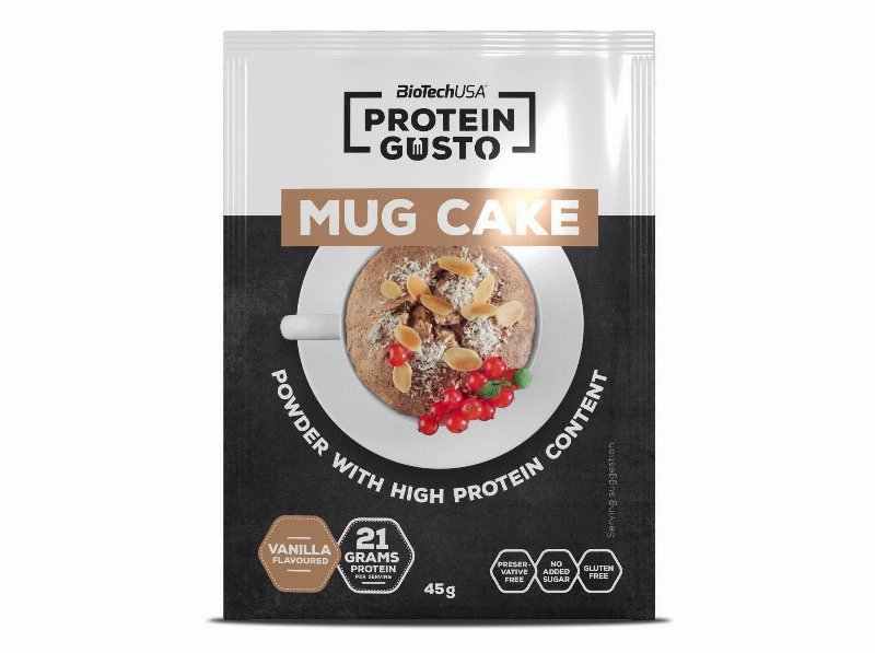 Preparado Mug Cake Biotech Usa Proteina Baunilha 45 g