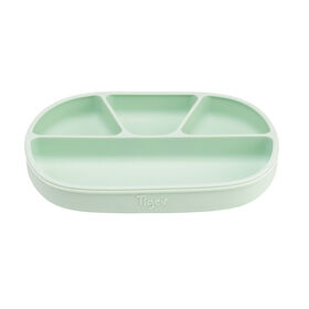Prato Silicone 4 Compartimentos Com Ventosa +6M Tigex