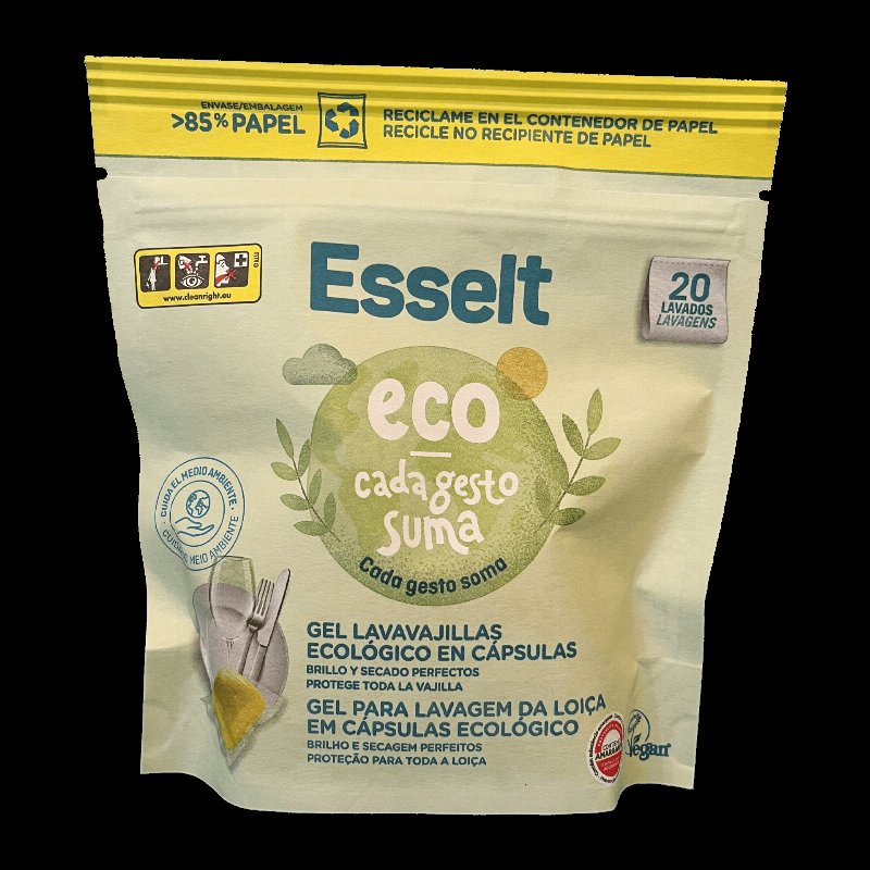 Cápsulas Eco Para Máquina Da Loiça 20 Doses