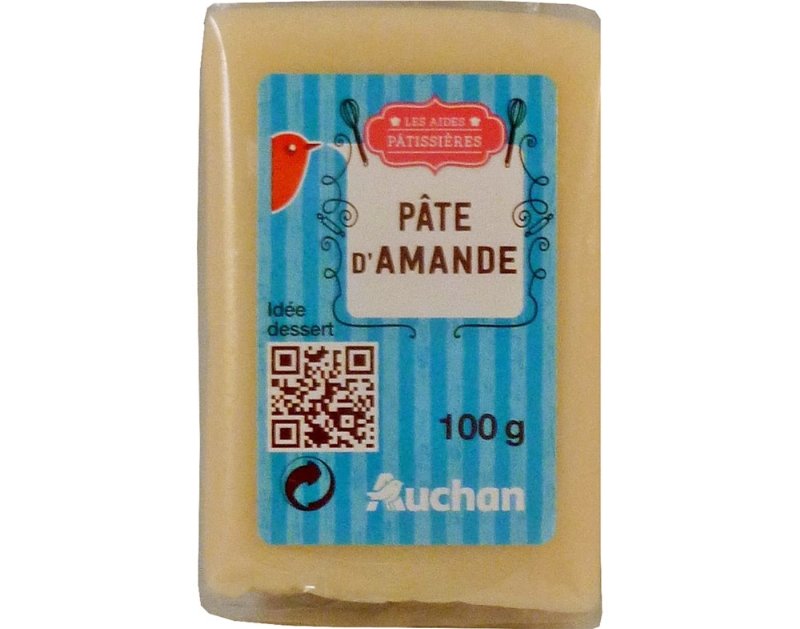 Pasta Auchan Amêndoa Natural 100 g
