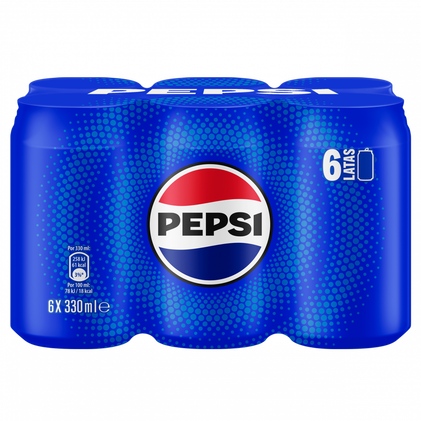 Refrigerante Pepsi Cola Pack 6 Pepsi 0.33L