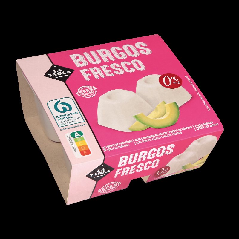 Queijo Burgos Light 4 X 62,5 g