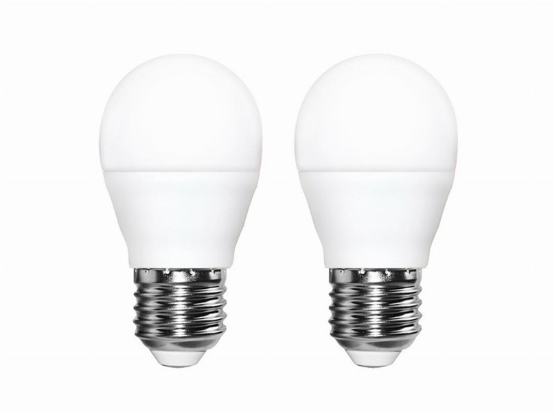 Lâmpada Mini Led E27 40Weq Luz Branca 2 Unidades