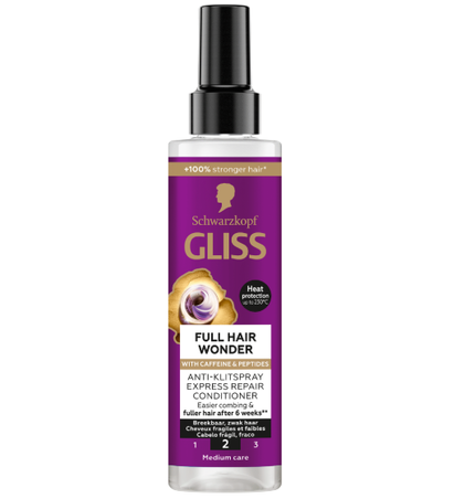 Spray Condicionador Gliss Full Hair Wonder Gliss Schwarzkopf 0.2L