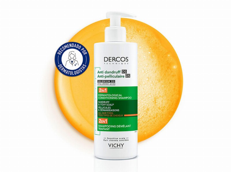 Champo E Condicionador Dercos Anticaspa 2 Em 1 400 ml