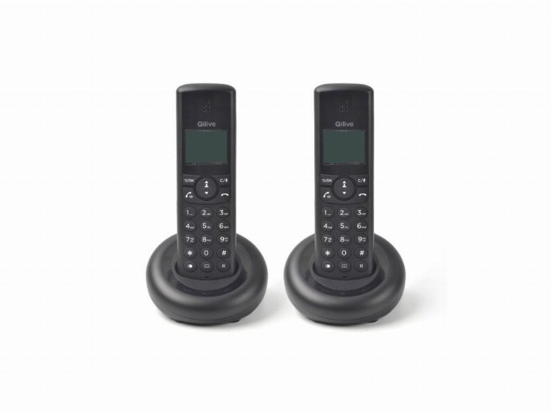 Telefone S/ Fios Qilive 600137901 Preto Duo Q.4901