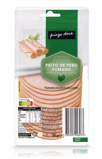 Peito De Peru Fumado Pingo Doce 0.15Kg