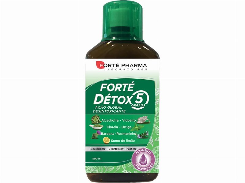 Suplemento Forté Detox 5 Orgaos 500 ml