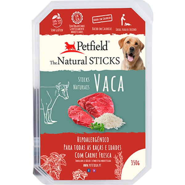 Snack Para Cão Sticks De Vaca Sem Glúten 350 g