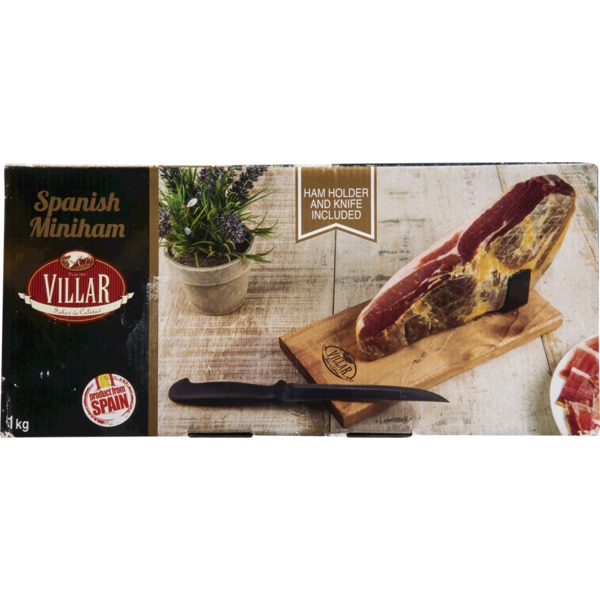 Mini Presunto Com Tábua E Faca 1 kg
