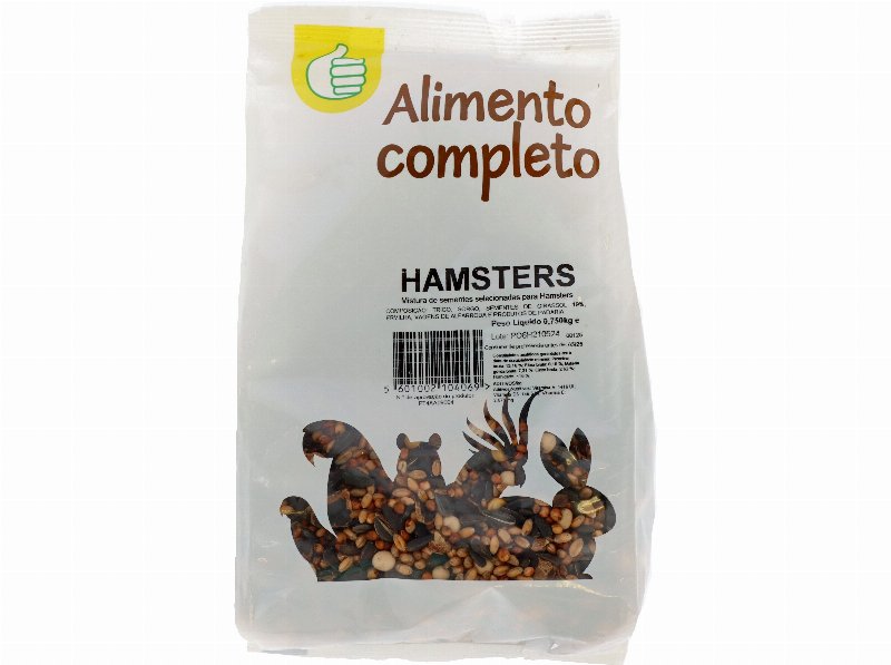 Comida Para Hamsters Polegar Mistura De Sementes 750 g