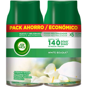 Ambientador Recarga Freshmatic White Bouquet Air Wick 2 Un