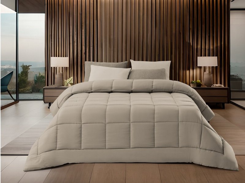 Edredão Microfibra Homespecial Liso 160X220Cm