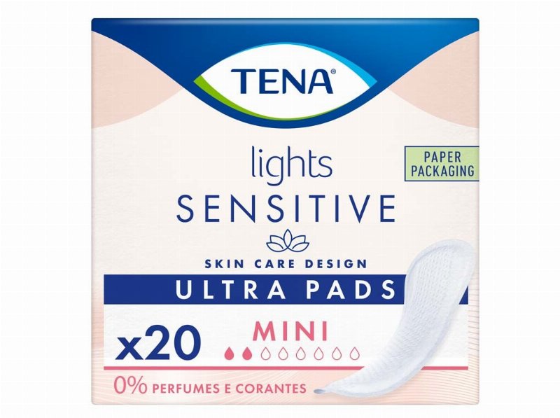 Pensos Incontinência Lights Sensitive Mini 20 Un