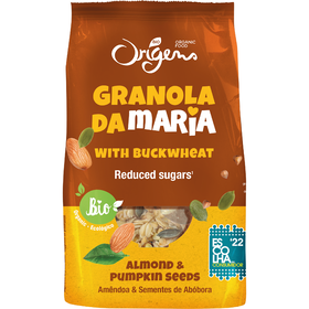 Granola Amêndoa E Sementes Abóbora Origens Bio 300 gr