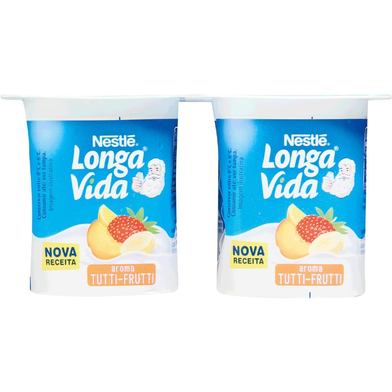 Iogurte Com Aroma A Tutti-Frutti Pack 4 480 g