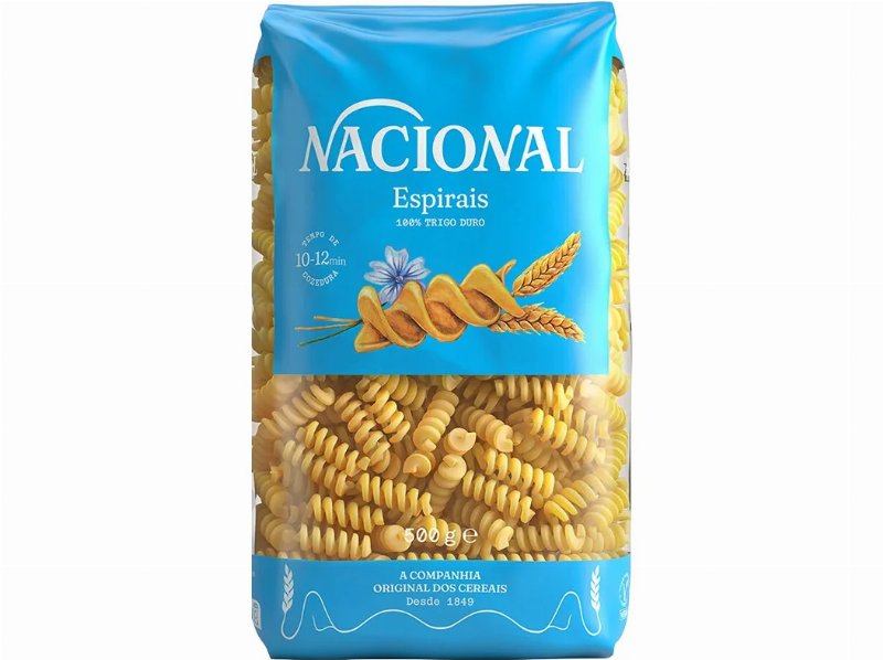 Massa Nacional Espirais 500 g