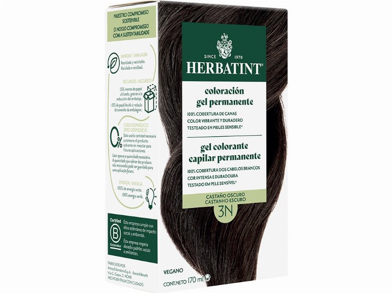 Coloração Herbatint Castanho Escuro N3 150 ml