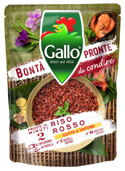 Arroz Vermelho Pronto A Comer Riso Gallo 0.22Kg