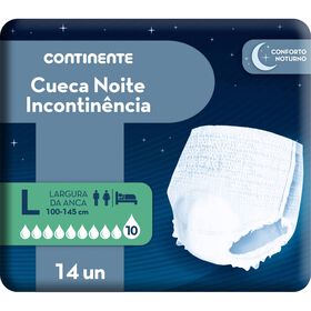 Cuecas Incontinência Noite L Continente 14 Un