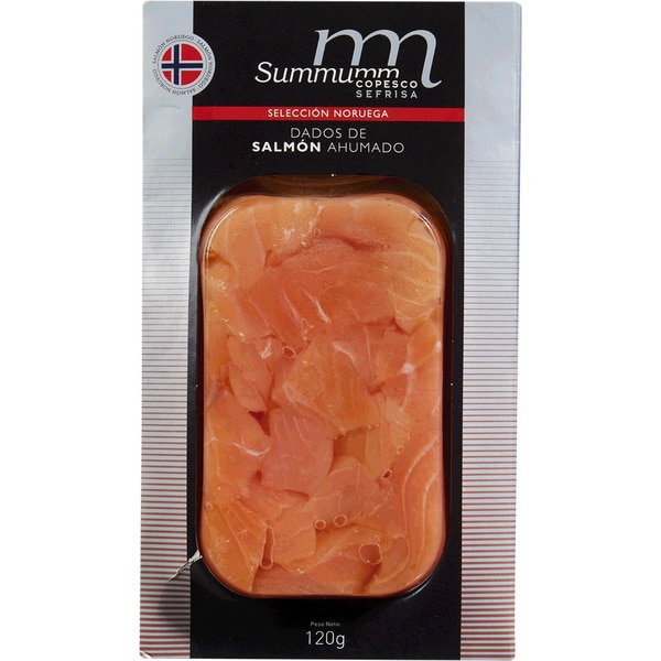 Cubos De Salmão Fumado 120 g