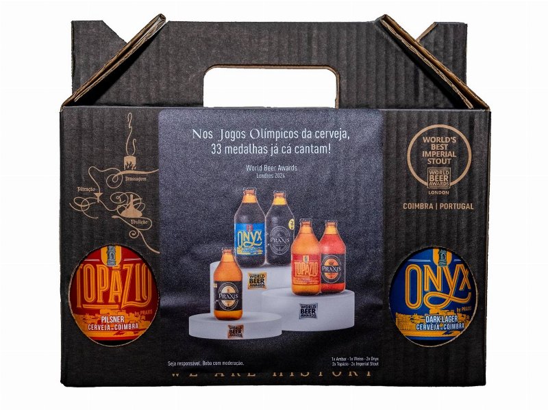 Cerveja Artesanal Praxis Pack Medalhados 8X0.33 l