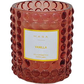 Vela Em Copo Bolas 520 g Terracota Kasa