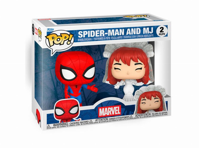 Figura Pop! Funko Superhero Couples - Spider-Man And Mj