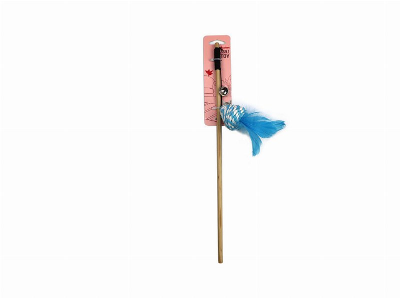 Stick Para Gato Auchan Com Bola E Pena