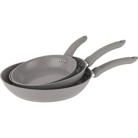 Conjunto 3 Frigideiras 20Cm, 24Cm E 28Cm Cinza Kasa 1 Un